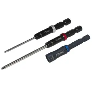 MIP Speed Tip Wrench Set Gen 2 1.5/2.0MM HEX/7.0MM Nut Driver