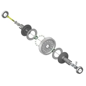 MIP Super Ball Diff, Tamiya Bl Ackfoot/ Monster Beetle #1621