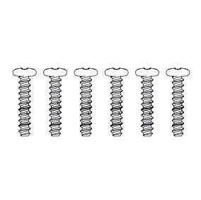 MJX RC MJX Hyper Go Round Flat Head Screw 6 Pack - Part Number M23104