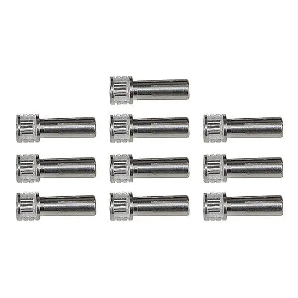 Reedy Grip Bullet Connectors Silver 5mm x 14mm (10)