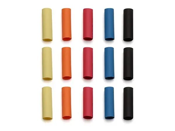 Reedy Shrink Tubing 15 Pieces (3 Of Each Colour)