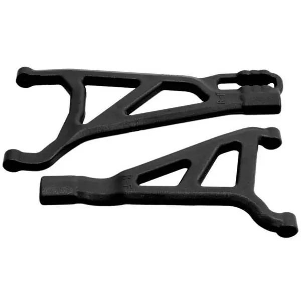 RPM Black Front Right A-arms For E-revo Brushless