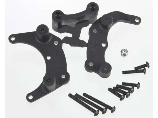 RPM Rear Bumper Or Wheelie Bar Mount - Slash/stam/rust Black