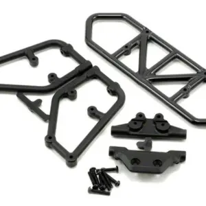 RPM Rear Bumper For Traxxas Slash 4x4 - Black