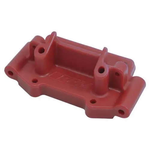 RPM Red Front Bulkhead For Traxxas 2WD Vehicles