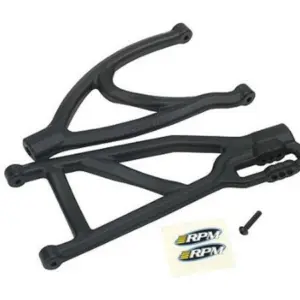 RPM Revo Rear A-arms Black (1 UPPER/1 Lower)