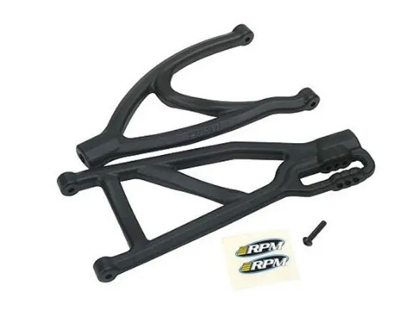 RPM Revo Rear A-arms Black (1 UPPER/1 Lower)