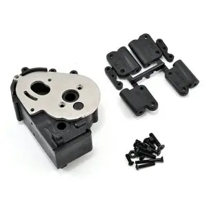 RPM Traxxas 2WD Hybrid Gearbox Housing And Rear Mounts Black
