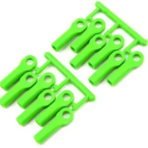 RPM Traxxas Long Rod Ends - GREEN(12) Replaces Trx #5525