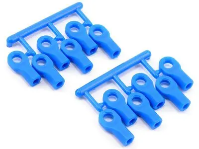 RPM Traxxas Short Rod Ends - Blue (12) Replaces Trx #5347