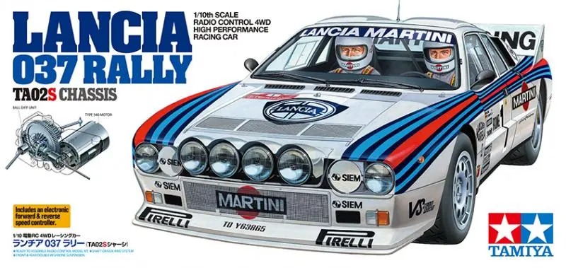 Tamiya Lancia 037 Rally - TA02-S