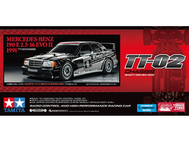 Tamiya Mercedes-Benz 190E 2.5-16 EVO II 1991 TT-02