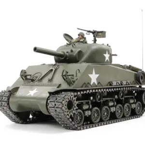 Tamiya R/C M4 Sherman 105mm Hwtz MSS