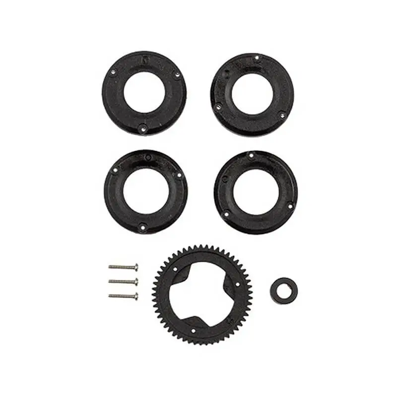 Team Associated RC28R.1 Spur Gear & Differential Covers Set
