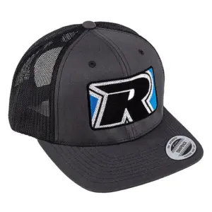 Team Associated Reedy 2022 Trucker Hat Flat Bill Charcoal/black