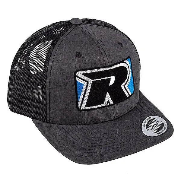 Team Associated Reedy 2022 Trucker Hat Flat Bill Charcoal/black