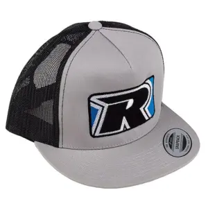 Team Associated Reedy 2022 Trucker Hat Flat Bill Silver/black