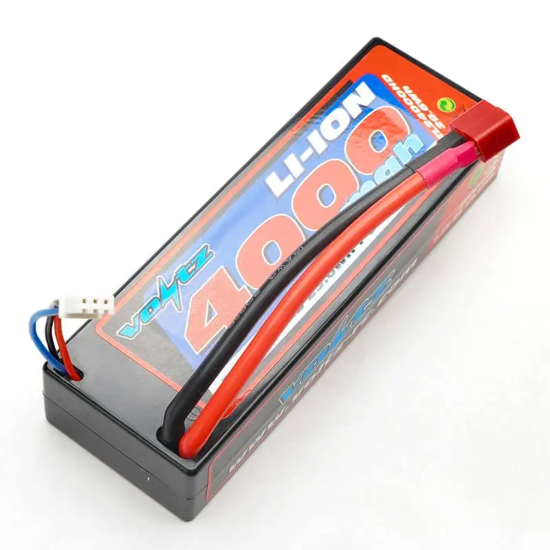 Voltz Li-ion 7.4V 2S 4000MAH Hardcase Battery W/deans Plug