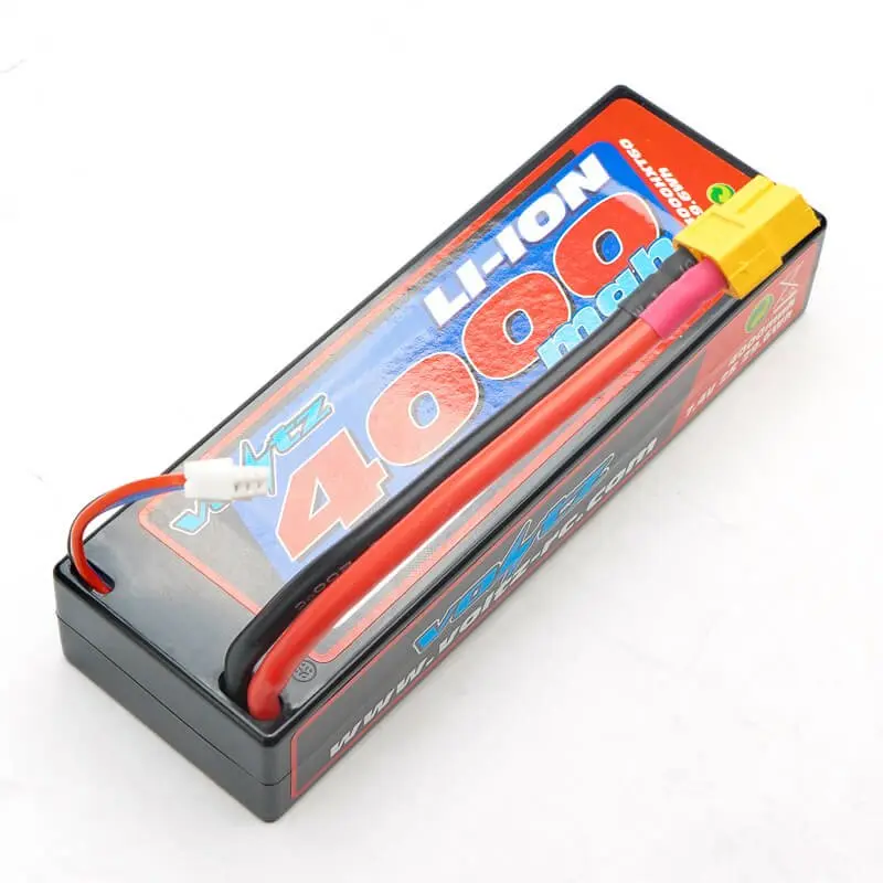 Voltz Li-ion 7.4V 2S 4000MAH Hardcase Battery W/XT60 Plug
