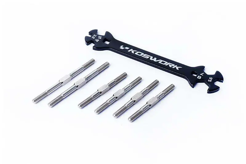 Koswork Turnbuckle Set HD for Kyosho Ultima & JJ (6)