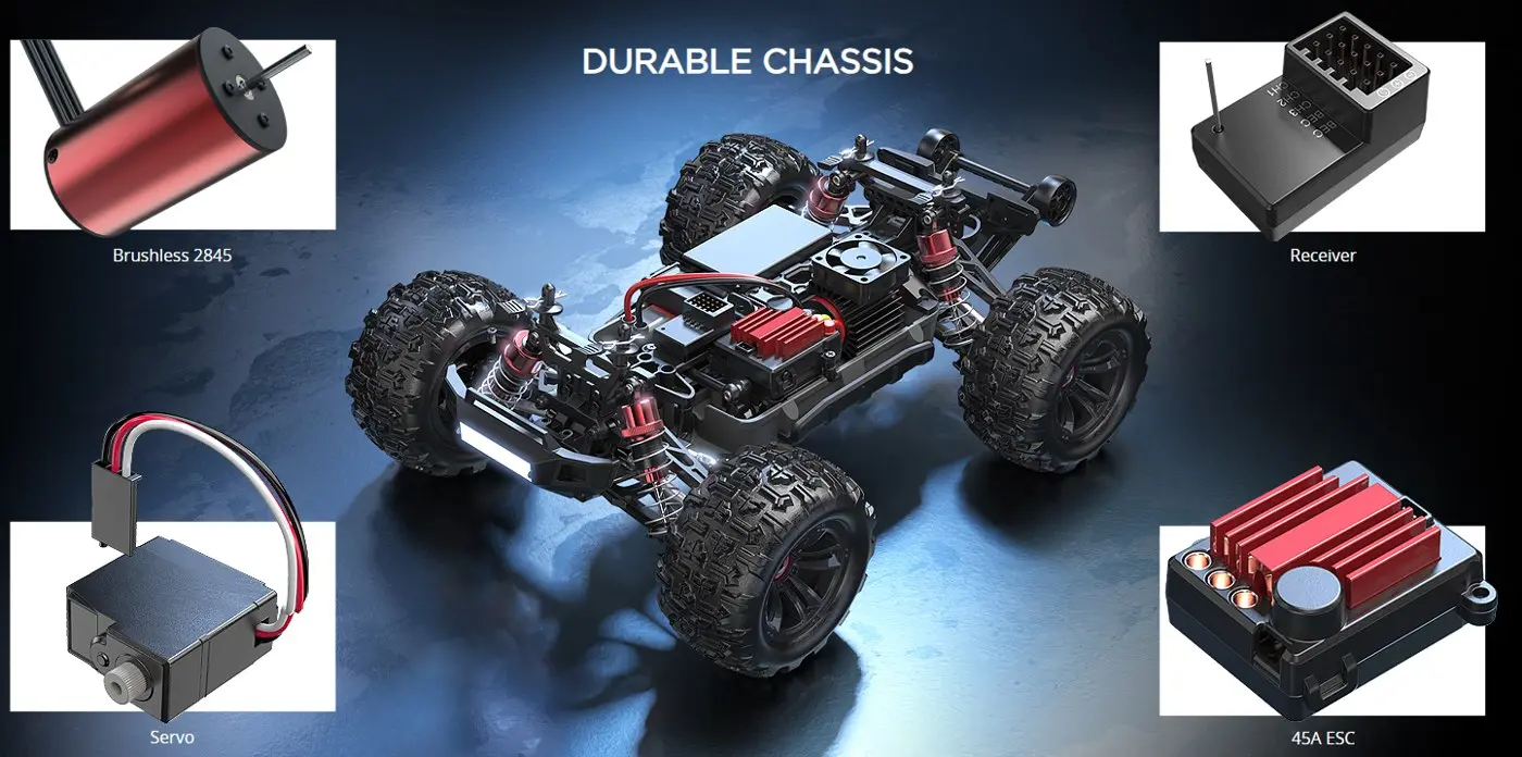 MJX Hyper Go 16218 1/16 Brushless 4WD RC Monster Truck - photo 7