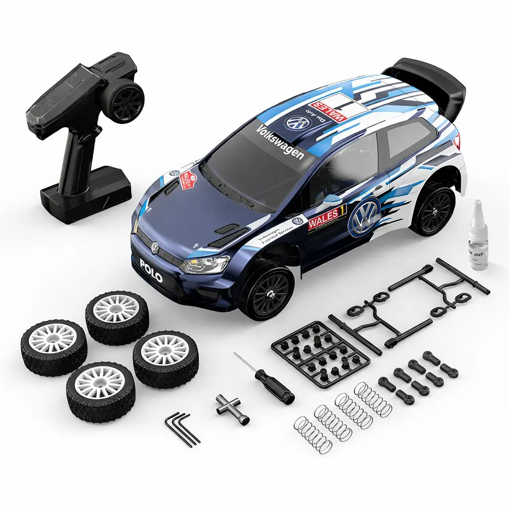 MJX Hyper Go 10304 VW Polo 1/10 Brushless 4WD RC Rally Car with Battery and Charger - photo 2