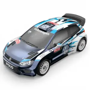 MJX Hyper Go 7304 VW Polo R WRC 1/7 Brushless 4WD RC Rally Car with Battery and Charger - photo 2