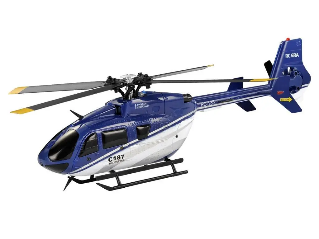 RC ERA C187 EC135 Gyro Stabilised RC Helicopter, Blue - photo 1