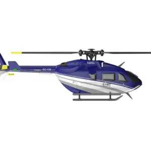RC ERA C187 EC135 Gyro Stabilised RC Helicopter, Blue - photo 2