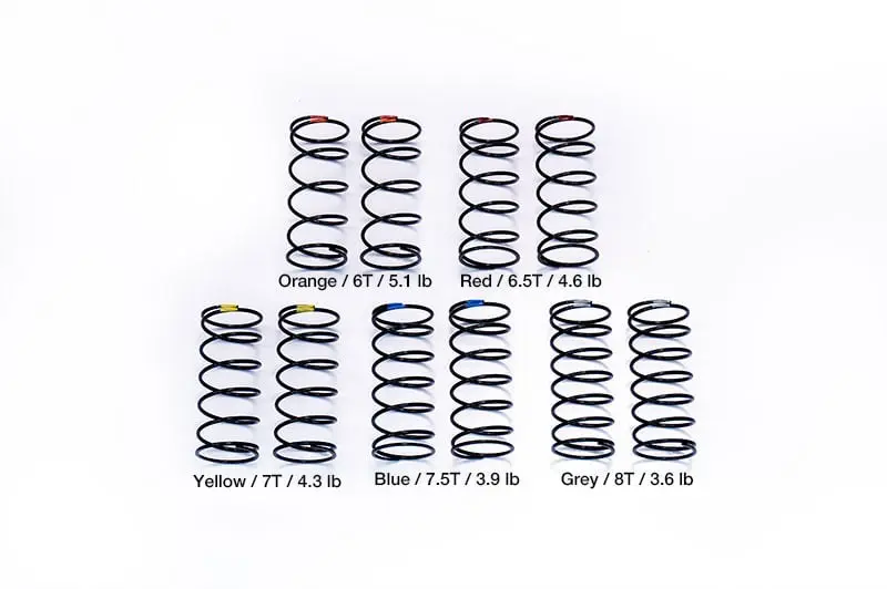 Koswork Big Bore Front Shock Spring Set 44mm. 3.6/3.9/4.3/4.6/5.1 (5)