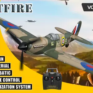 Volantex Spitfire 4CH 400mm Brushed w/gyro EPP RTF – view 2