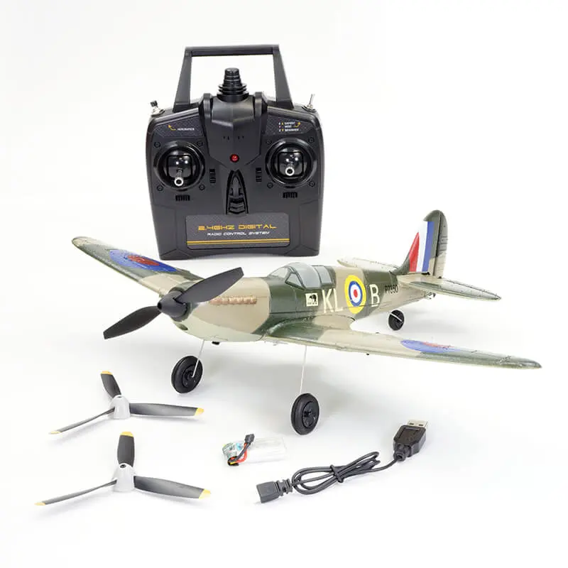 Volantex Spitfire 4CH 400mm Brushed w/gyro EPP RTF