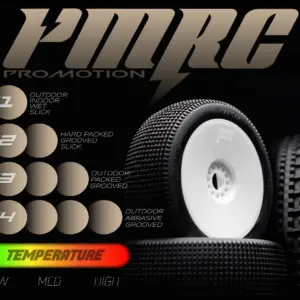 Pro-Motion Viper 8th Scale Buggy Tyres – view 2