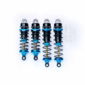 Koswork AE RC10 Big Bore 12mm Buggy Shock Set (F&R) (4) Blue