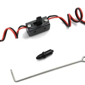 Joysway DF65 V6-V8 Switch Rod w/rubber bellow & Swith Connector Set