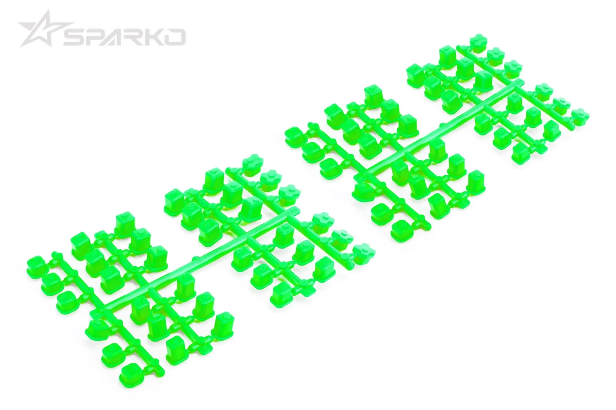 Sparko F8 Green Plastic Arm Holder Insert Set (2)