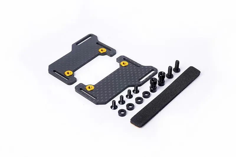Koswork 2.0mm Shorty Battery Mount Set for Kyosho Optima Mid