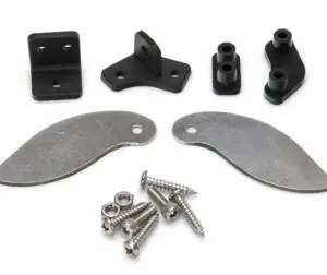 Joysway Alpha Stainless Steel Turn Fins & Plastic Stand Set