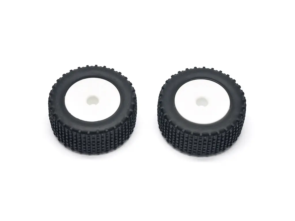 Rear tyre/wheel (2) Veko Mini SC