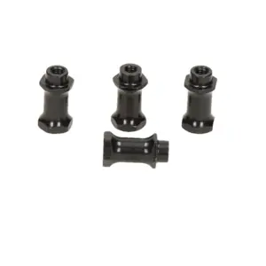 HB Racing CHASSIS BRACE POST (BLACK/4pcs) (HB116295)