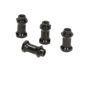 HB Racing CHASSIS BRACE POST (BLACK/4pcs) (HB116295)