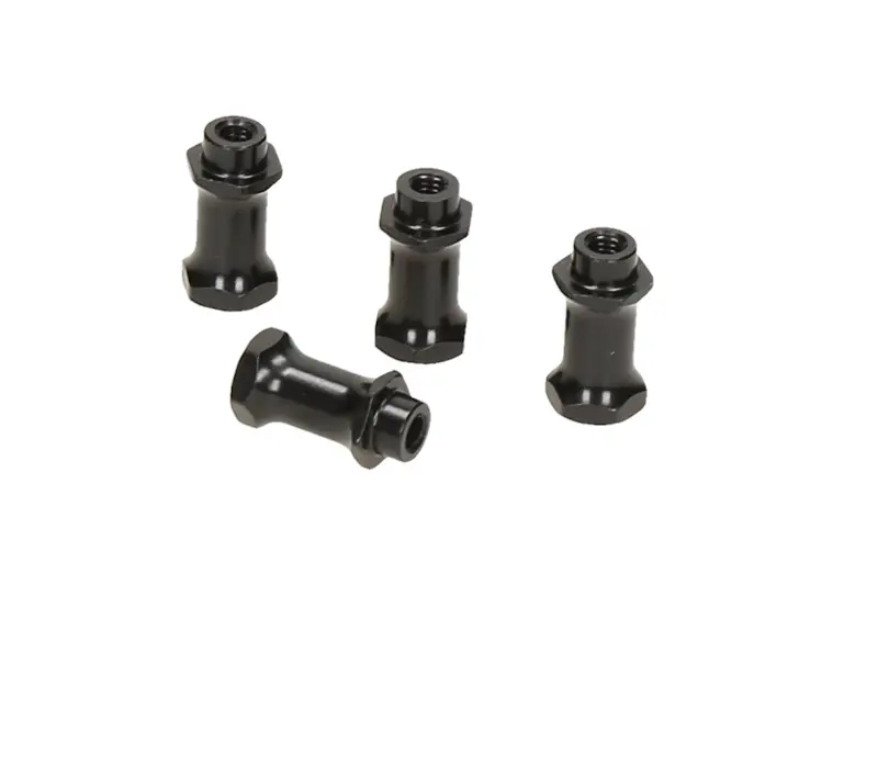 HB Racing CHASSIS BRACE POST (BLACK/4pcs) (HB116295)