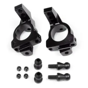 HB Racing Aluminum Front Spindle Carrier Set (10 Degrees) (HB67215)