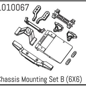 Hobby Plus Chassis Mounting Set B (6X6) (HBP240087)