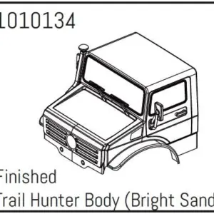 Hobby Plus T-Hunter PC Body Set (bright sand) - PRO Crawler 1:18 (HBP240254)