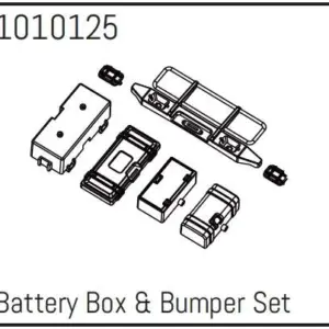 Hobby Plus T-Hunter Battery Box & Bumper Set - PRO Crawler 1:18 (HBP240272)