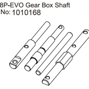 Hobby Plus Gear Box Shaft - EVO 1:18 (HBP240306)