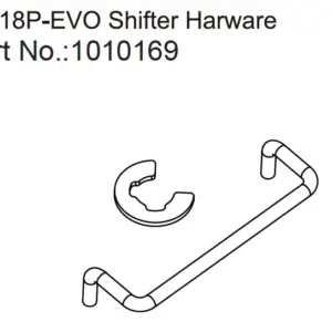 Hobby Plus Shifter Hardware Harv./RV - EVO 1:18 (HBP240307)