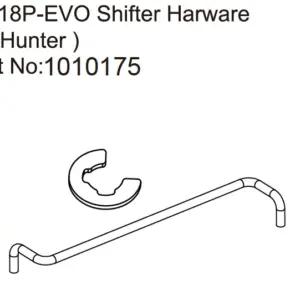 Hobby Plus Shifter Hardware T-Hunter - EVO 1:18 (HBP240315)