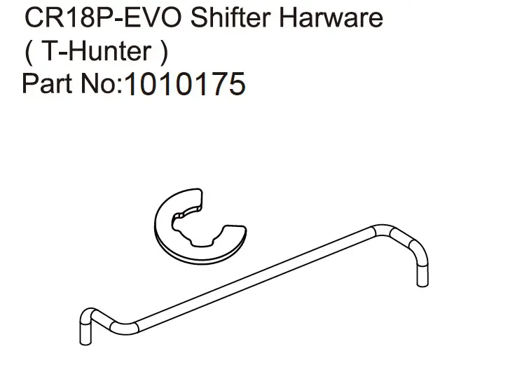 Hobby Plus Shifter Hardware T-Hunter - EVO 1:18 (HBP240315)
